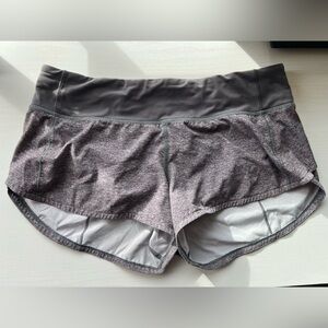 Lululemon Speed Up shorts 2.5” gray